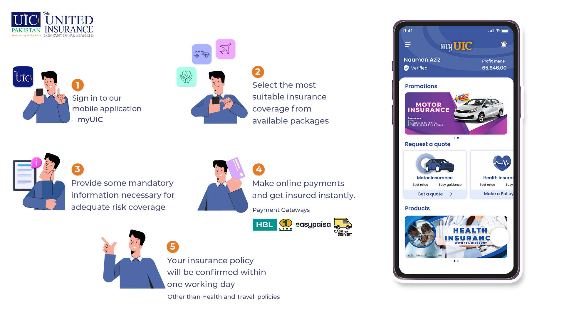 How to Buy Insurance from the myUIC App