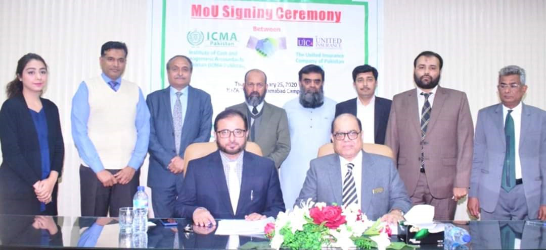 UIC Auto Guard agreement with ICMA Pakistan