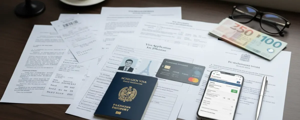 schengen visa requirements from pakistan